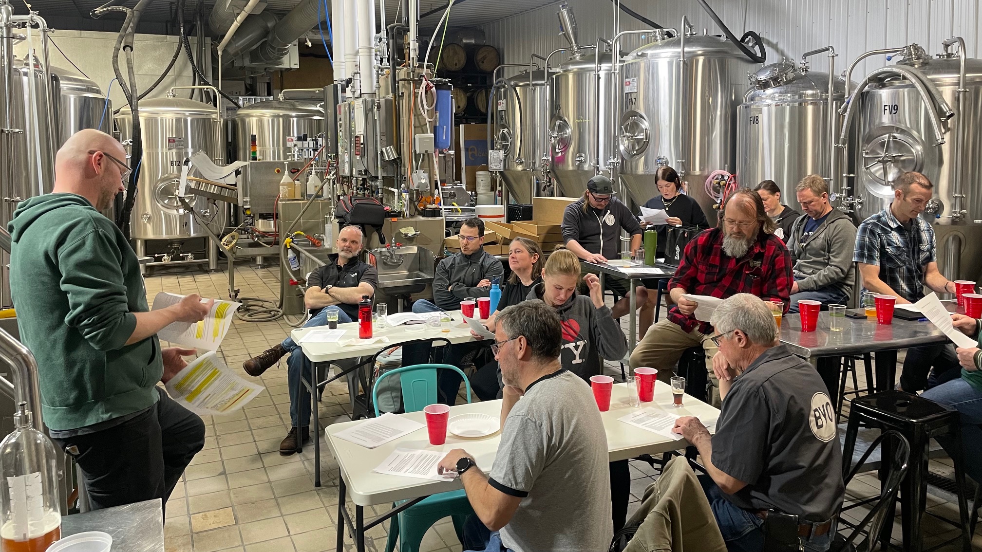 A monthly meeting hosted by Junkyard Brewing