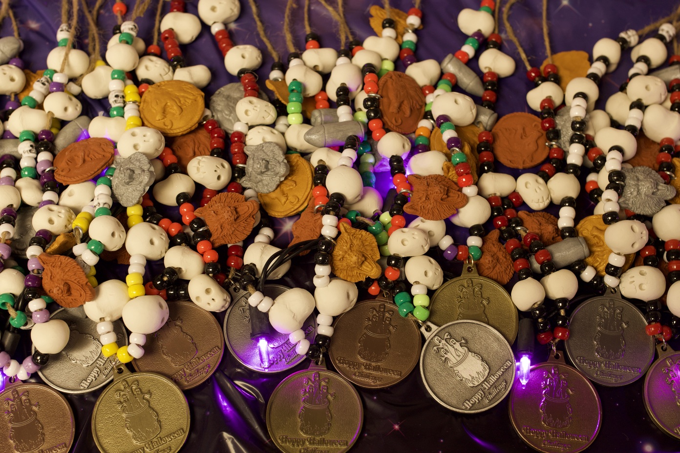 Hoppy Halloween Medals